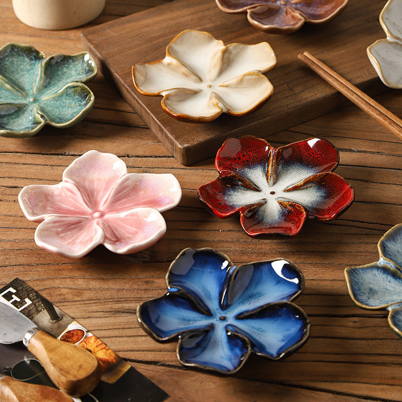Dish Multi-color Kiln-turned Plate