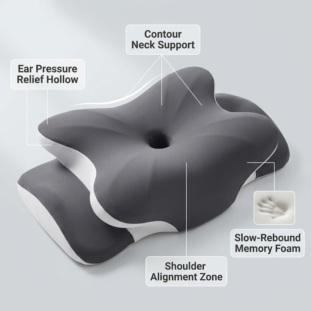 Memory Foam Pillow – Pressure Relief Cervical