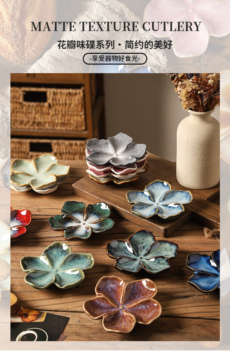 Dish Multi-color Kiln-turned Plate