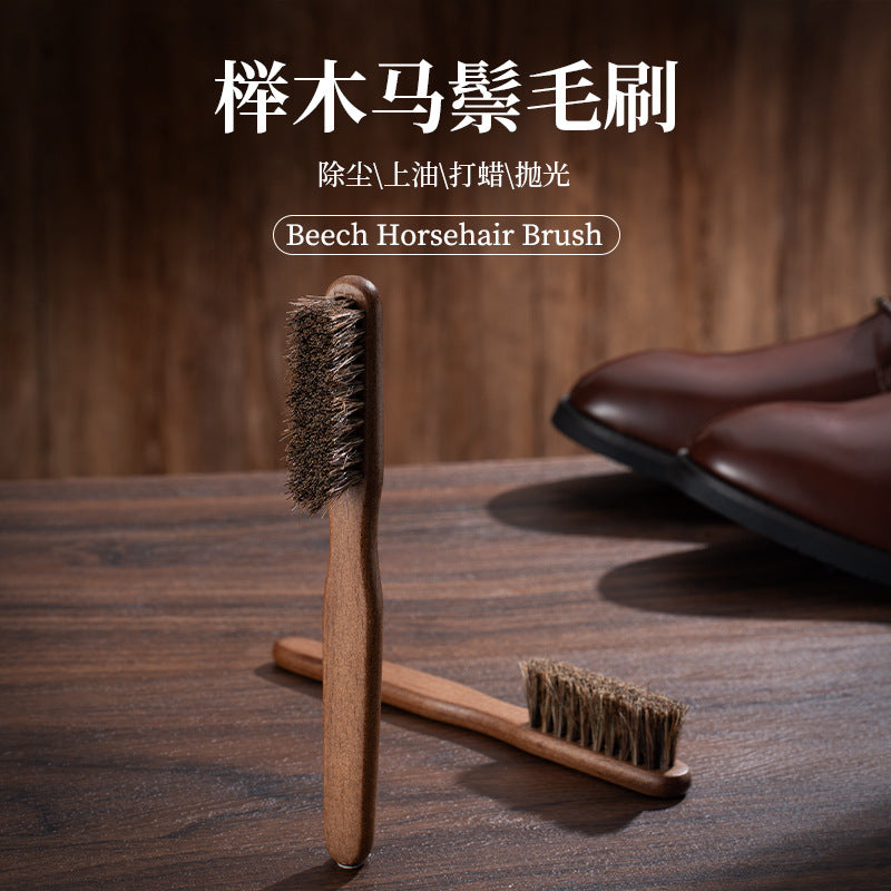 Beech Horsehair Brush – Leather Shoes Oiling