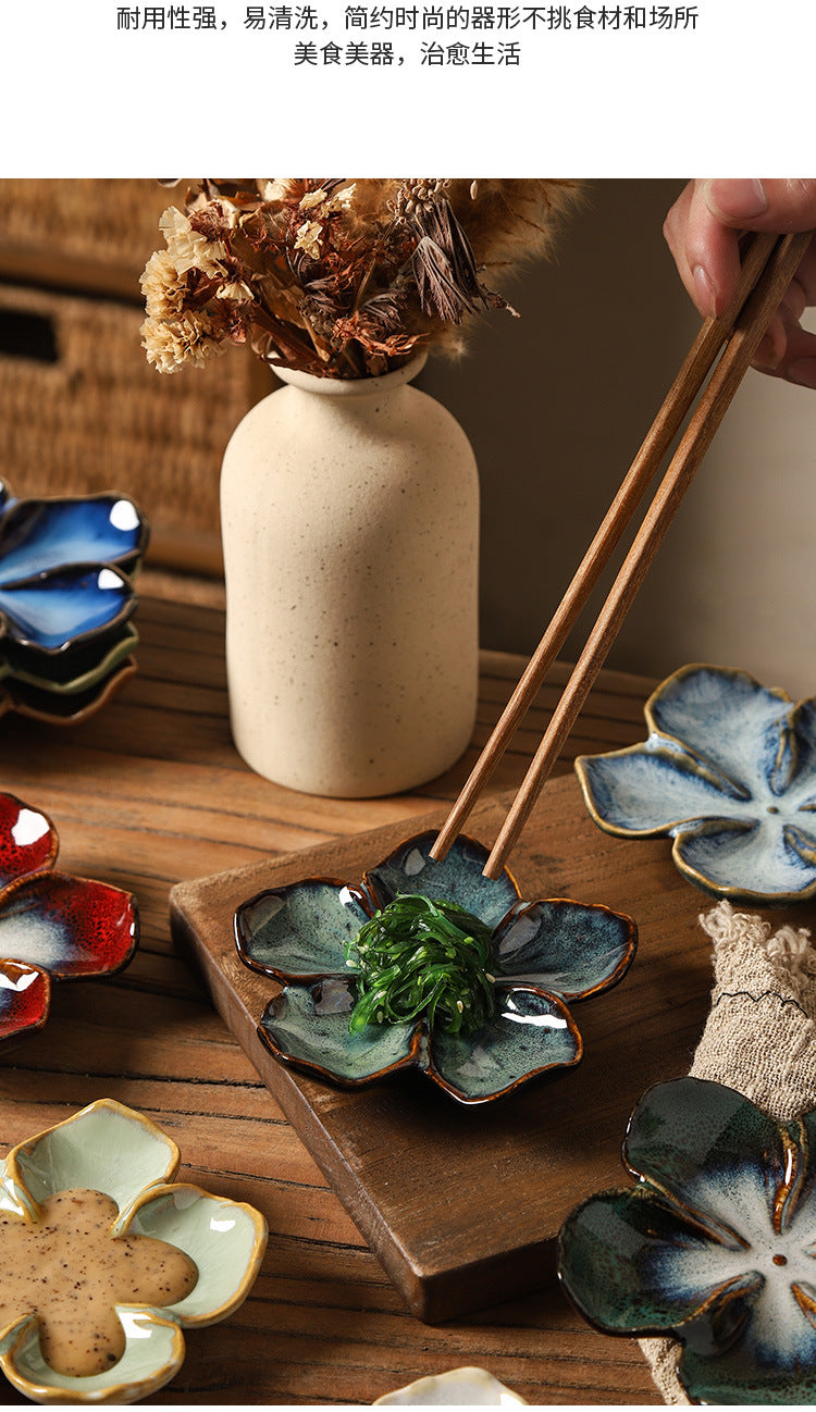 Dish Multi-color Kiln-turned Plate