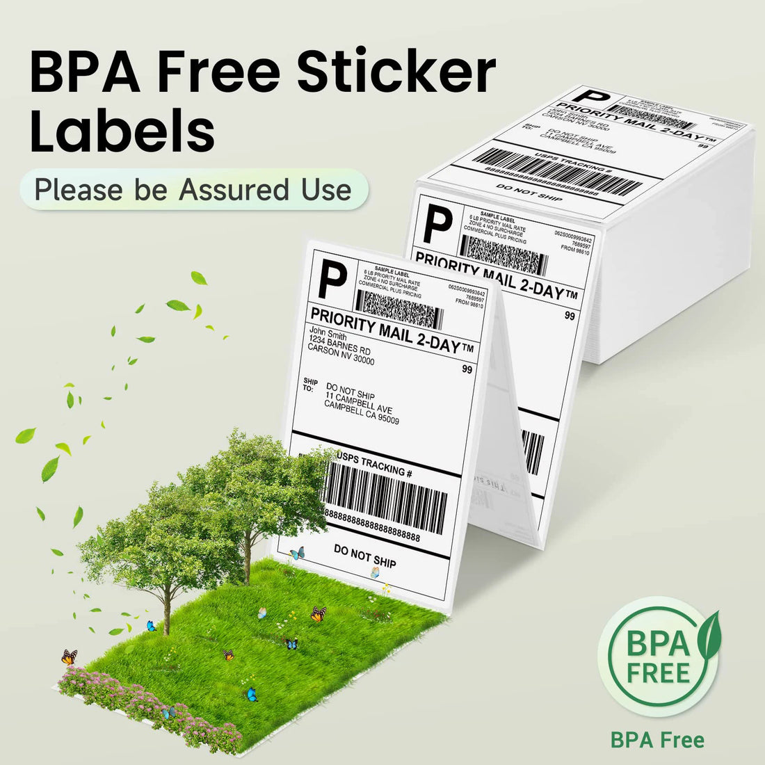 4x6 Inch Thermal Label Paper 100/200/500 Sheets 100x150mm Labels Shipping DHL UPS Express Barcode For 9220/9210/246S/D100/D200