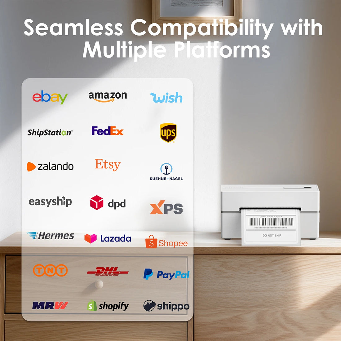 Thermal Label Printer — 4x6 Shipping Label Printer for Small Business & Home Use