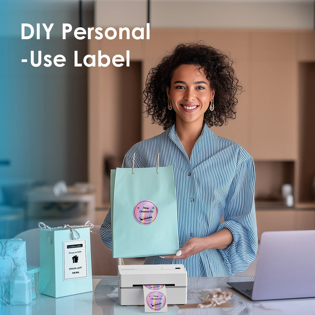 Thermal Label Printer — 4x6 Shipping Label Printer for Small Business & Home Use