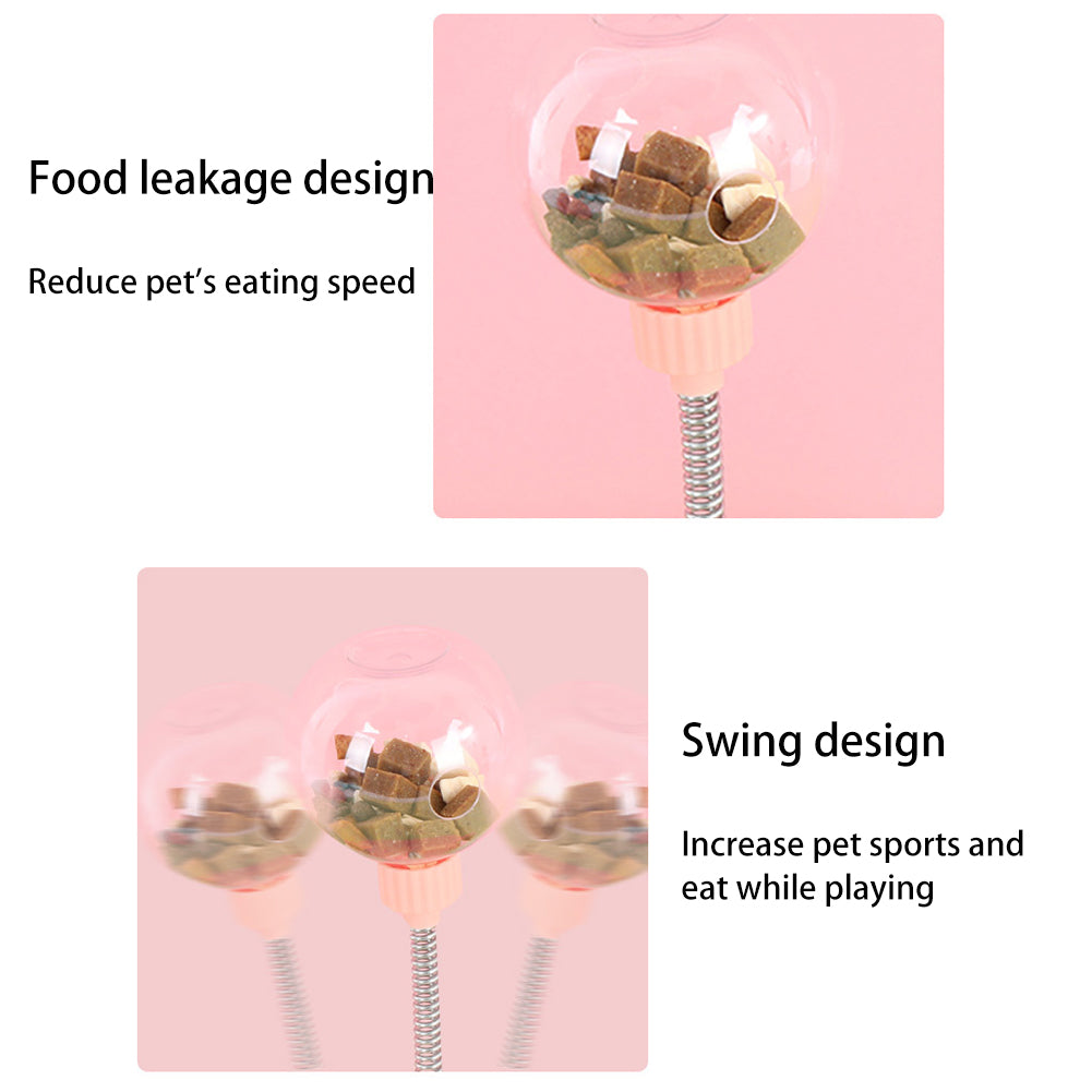 Pet Feeder Cat Toy Pets Leaking Food Ball Self-Playing Tumbler Funny Swing Feeder Puzzle Toys Playing Training Dispenser Bowl | Everyday Home Deal