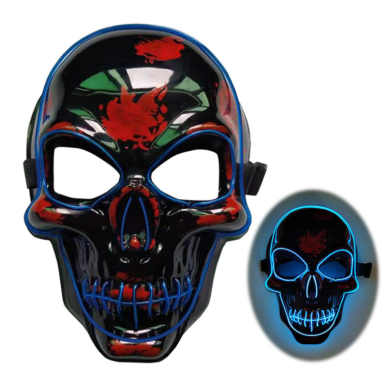 Halloween Skeleton Mask LED Glow Scary Mask | Everyday Home Deal