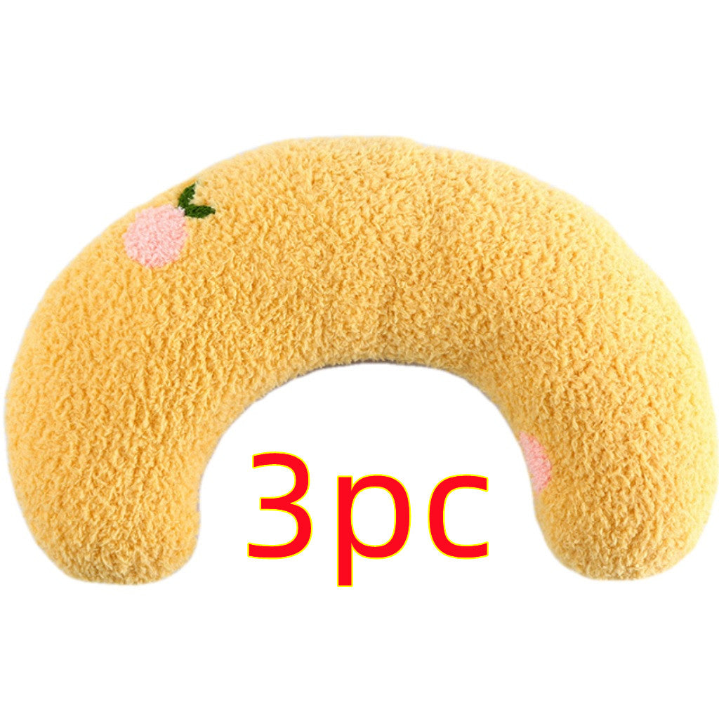 Little Pillow For Cats Fashion Neck Protector Deep Sleep Puppy U-Shaped Pillow Pets Pillow Kitten Headrest Dog Sleeping Pillow Pet Products | Everyday Home Deal