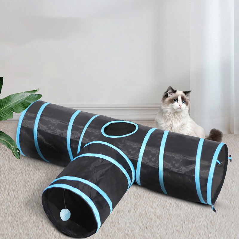New Cat Tunnel Foldable Pet Climbing Path Cat Toys | Everyday Home Deal