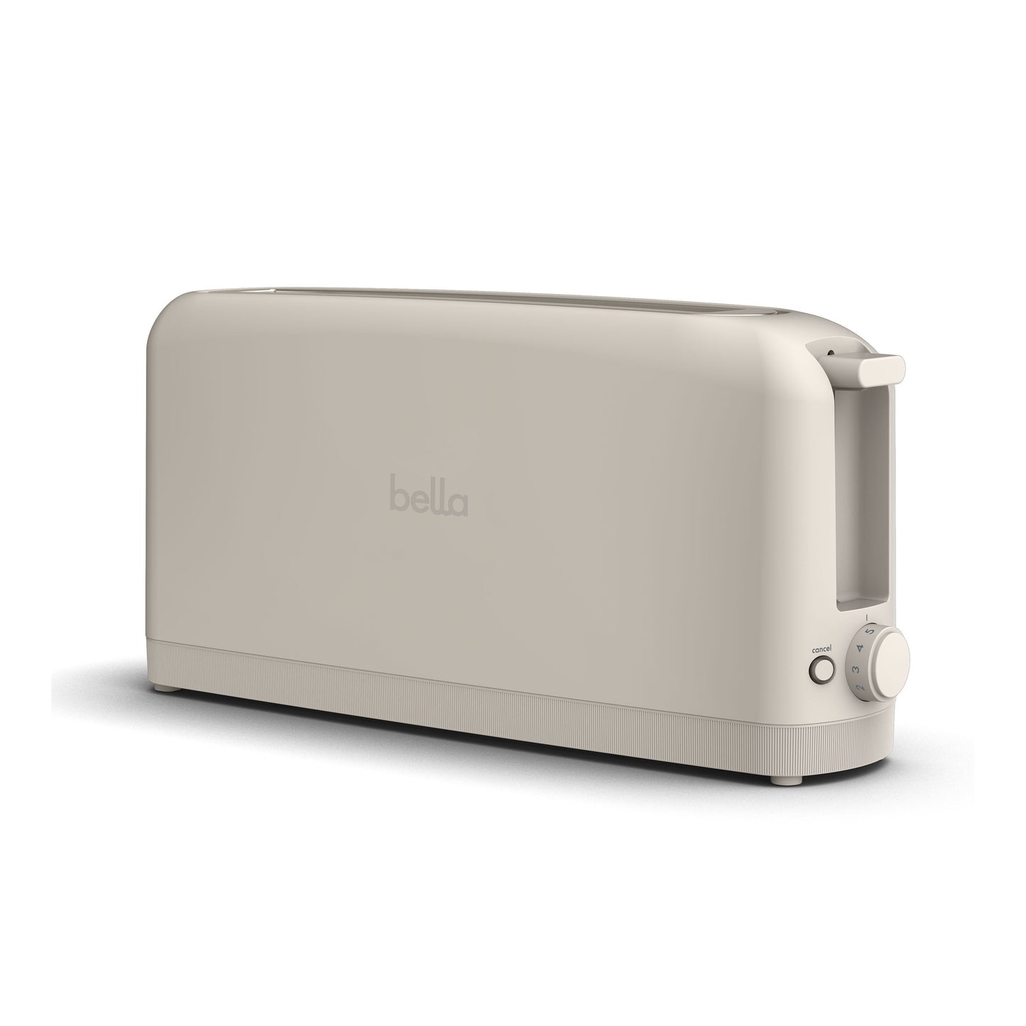2-Slice Slim Toaster with Extra Long Slot, 6 Setting Shade Control with Reheat & Cancel Buttons, Oatmilk