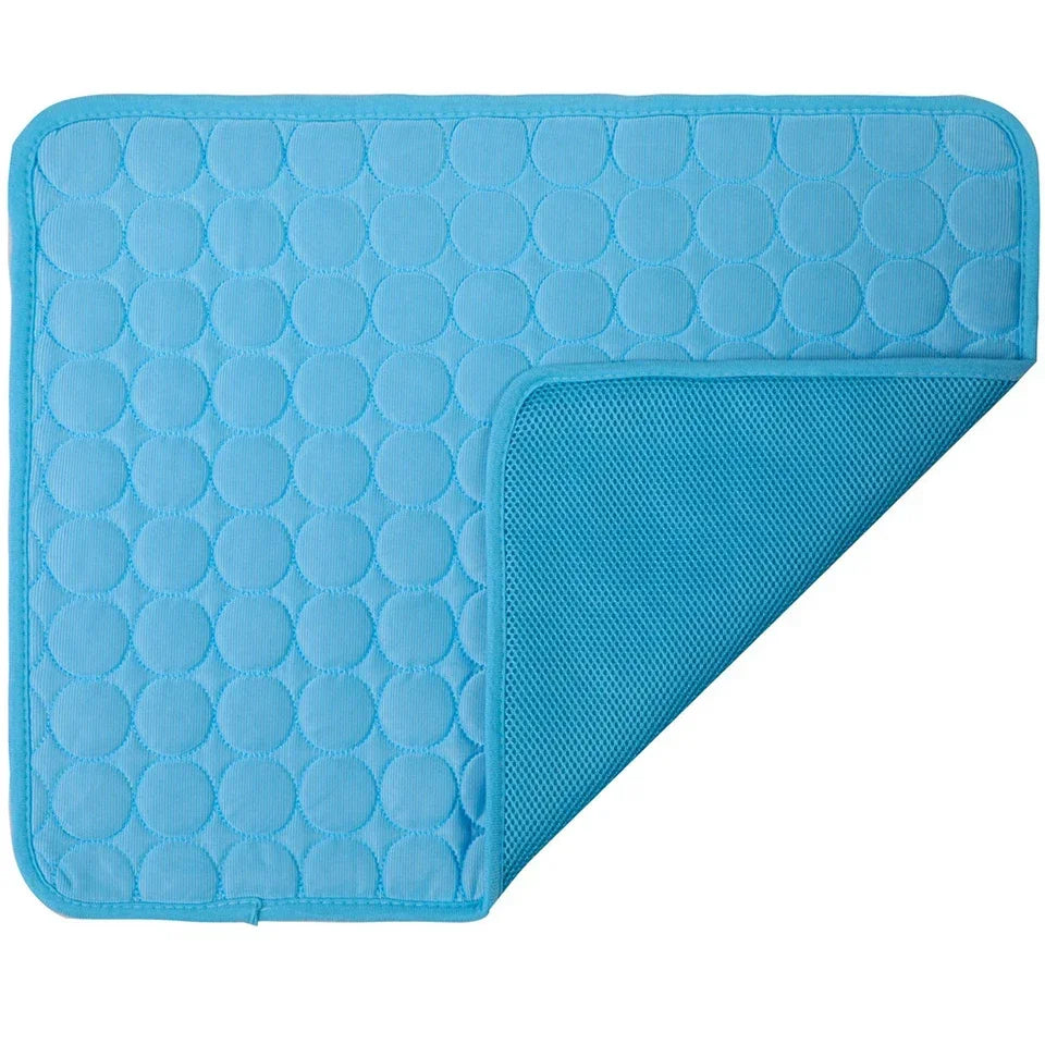 Dog Cooling Mat Large Cooling Pad Summer Pet Bed for Dogs Cats Kennel Pad Breathable Pet Self Cooling Blanket Crate Sleep Mat