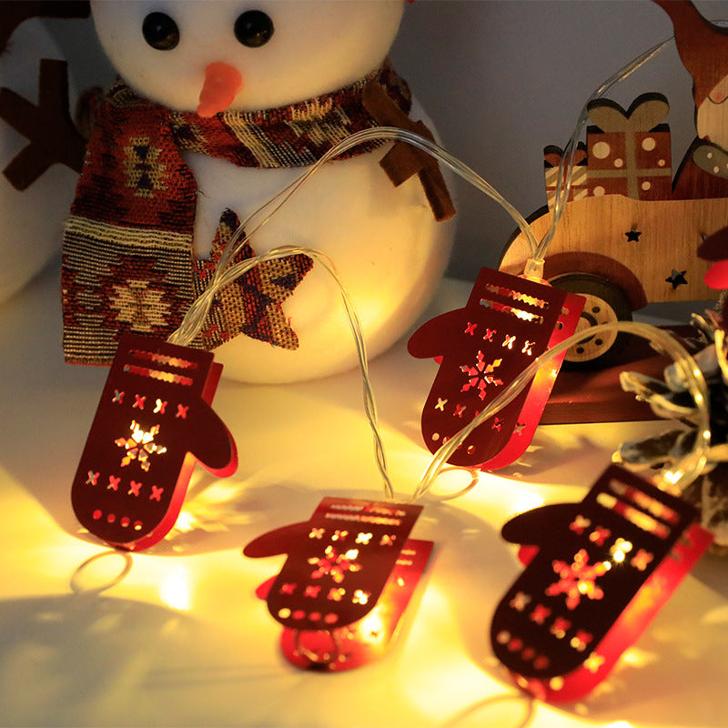 Christmas LED Light String — Santa, Elk & Snowman Ornaments