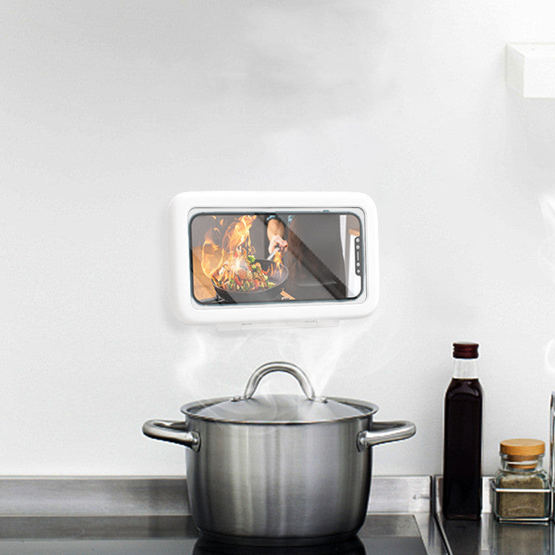 Shower Phone Box — Touch-Screen Phone Holder for Bathroom & Kitchen