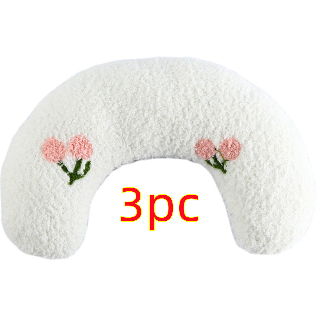 Little Pillow For Cats Fashion Neck Protector Deep Sleep Puppy U-Shaped Pillow Pets Pillow Kitten Headrest Dog Sleeping Pillow Pet Products | Everyday Home Deal