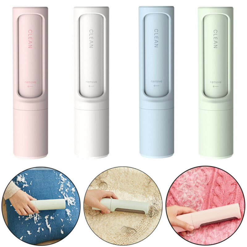 Rotating Cylinder Sticker Roller Electrostatic Brush Hair Removal Artifact Pet Hair Removal Brush Clothes Sticky Brush Hair Remover | Everyday Home Deal