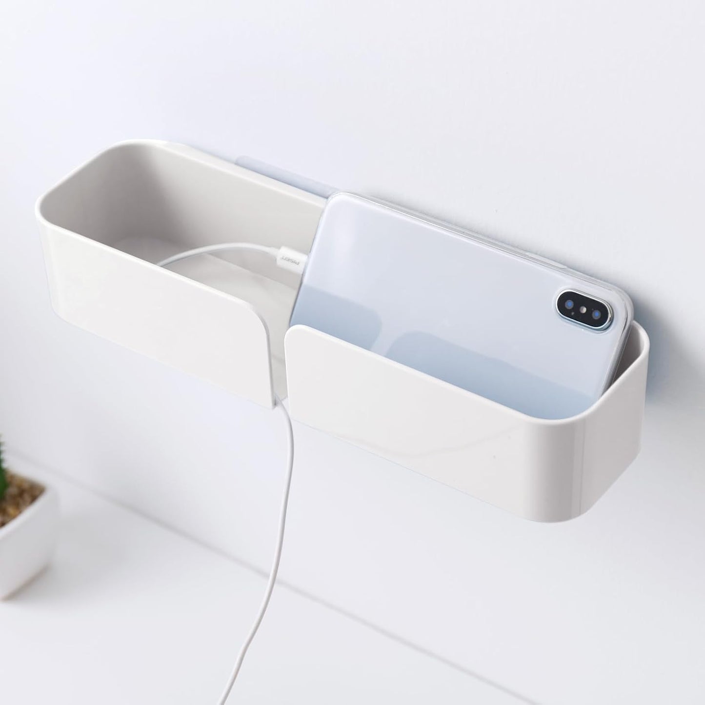 Floating Shelf Wall Mounted Non-Drilling Adhesive Bathroom Organizer Ledge Shelf for Home Decor