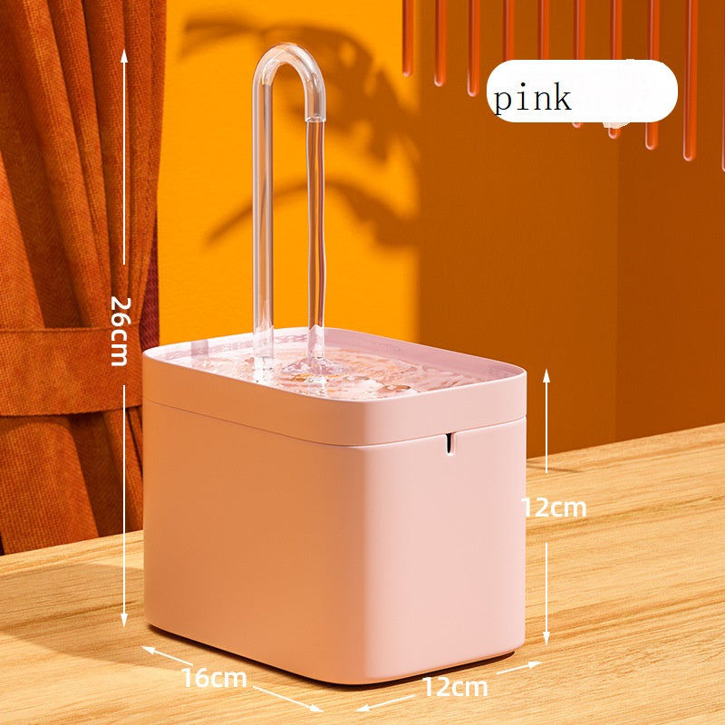 Automatic Cat Water Fountain Auto Filter USB Electric Mute Cat Drinker Bowl 1.5L Recirculate Filtering Drinker For Cats Pet Water Dispenser | Everyday Home Deal