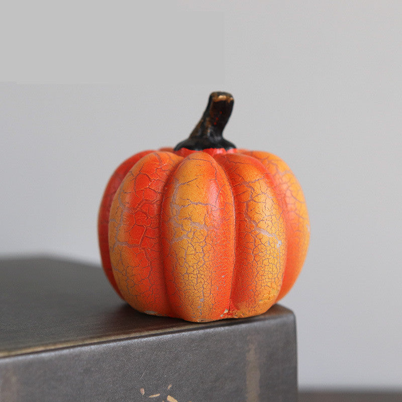New Halloween Pumpkin Lantern Simulation Pumpkin LED Candle Lamp Resin Luminous Pumpkin | Everyday Home Deal