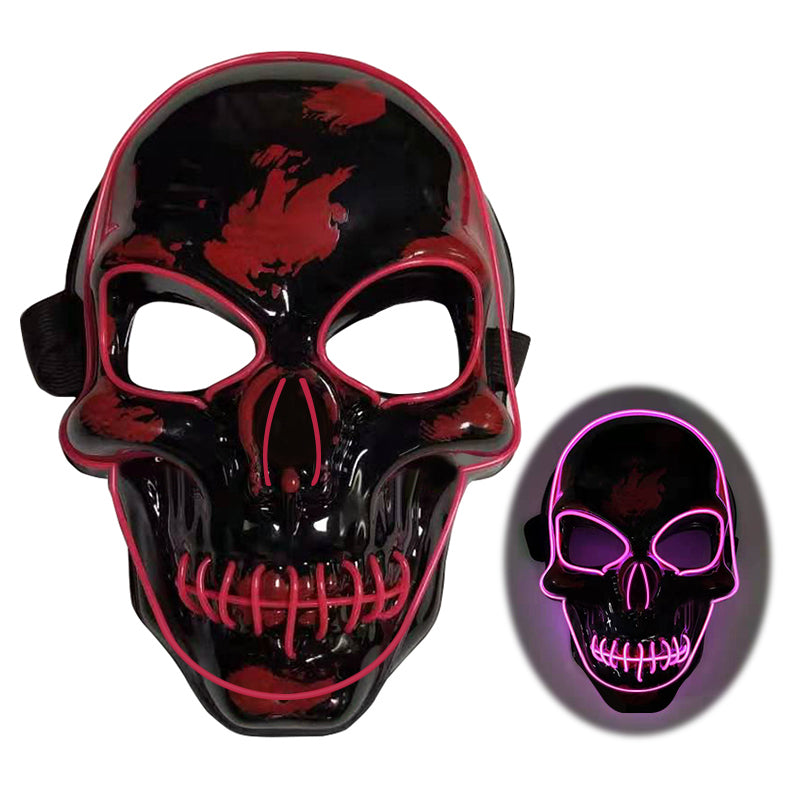 Halloween Skeleton Mask LED Glow Scary Mask | Everyday Home Deal