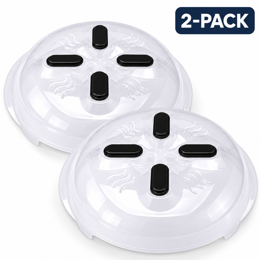 Magnetic Microwave Splatter Cover – Vented Food Cover with Steam Release