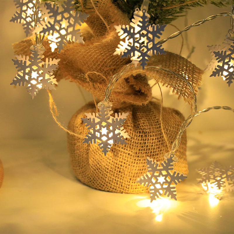 Christmas LED Light String — Santa, Elk & Snowman Ornaments