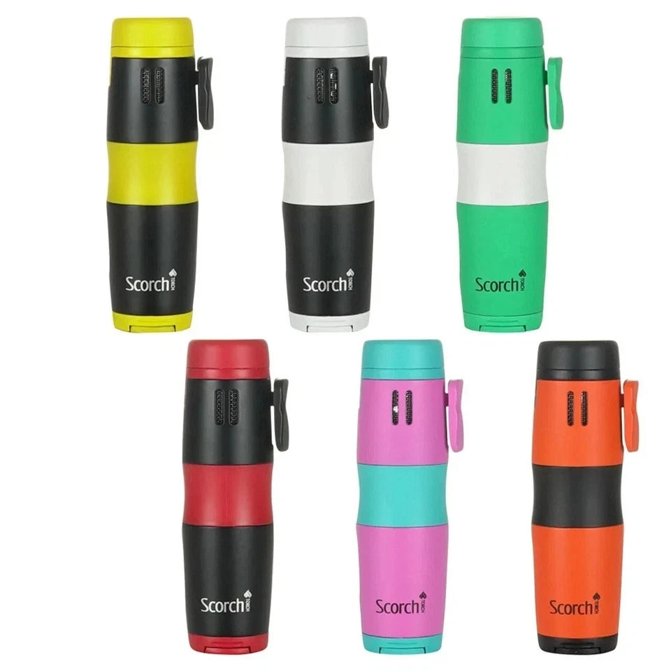 Scorch Torch 61657 Triple Jet Windproof Refillable Butane Lighter | Everyday Home Deal