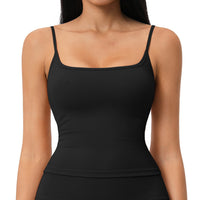 Womens Tight-fitting Padded Quick-drying Sports Top