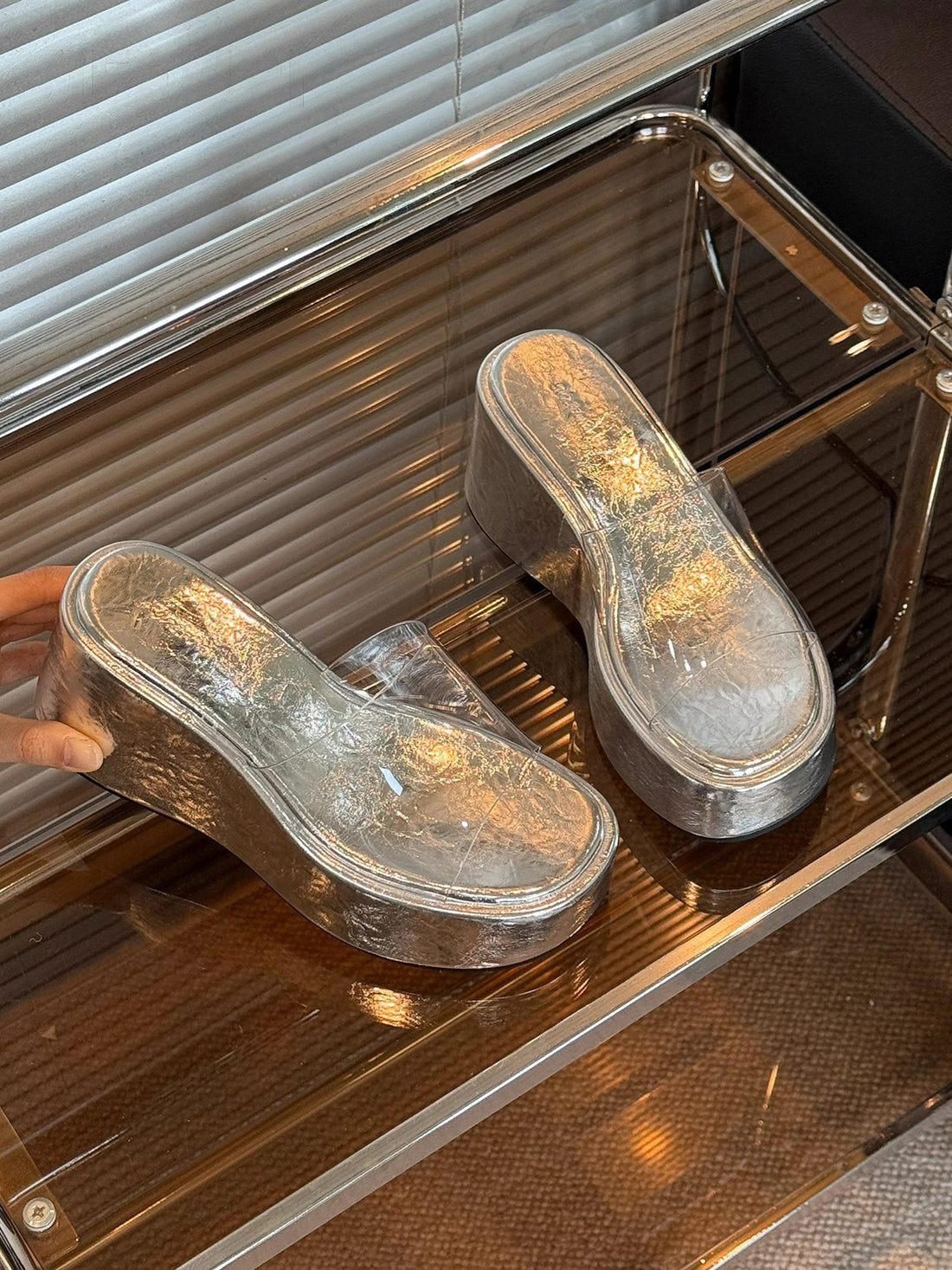 Women's Transparent Wedge Sandals With Thick Soles | Everyday Home Deal