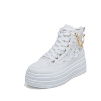 Denim Fashion Womens Casual Chain-Strap Shoes