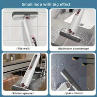 Mini Sponge Mop for Kitchen, Windows, Desk & Car – Portable Self-Squeeze Cleaner