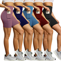 Womens Summer Outerwear Stretchy High-Waist Slim-Fit Yoga Leggings