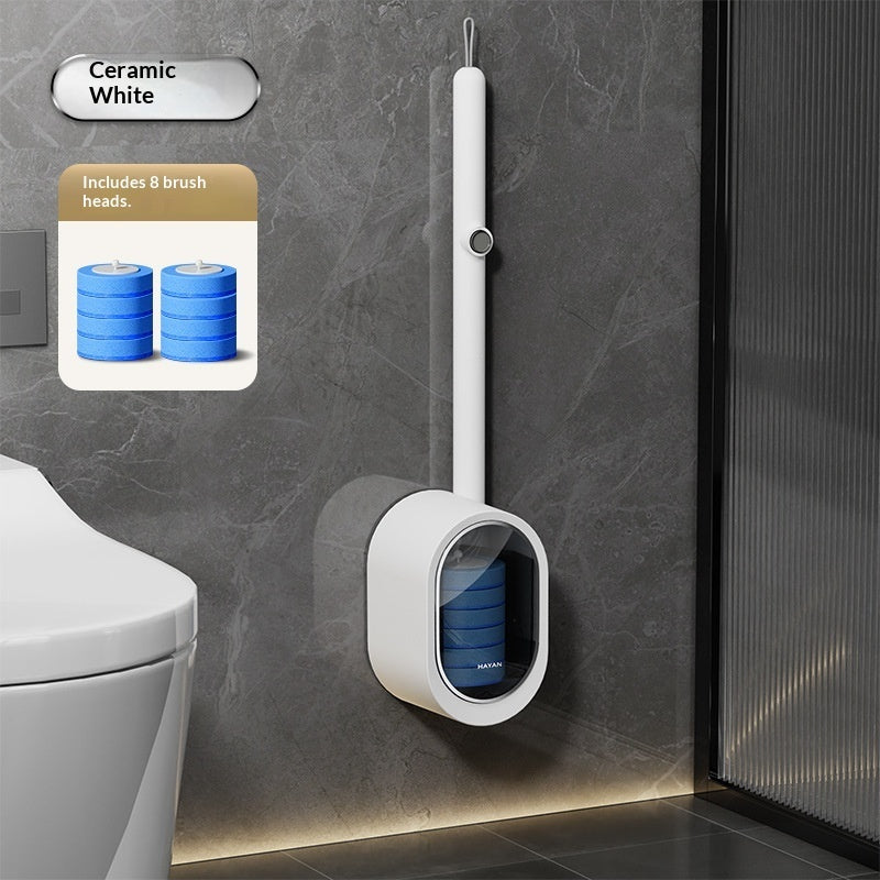 Disposable Toilet Cleaning System designed to make toilet cleaning quicker, simpler, and less messy — with no dirty brush to store after you're finished. | Everyday Home Deal