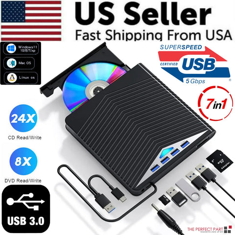 External DVD Drive - Best Premium Tech Deal | Everyday Home Deal