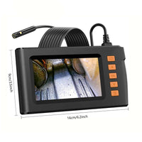 Dual-Lens Endoscope With Light, 4.3-Inch Screen, 32GB Memory Card, 16.5 Feet