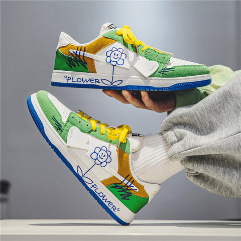 Men's Fashionable and Versatile Graffiti Casual Sneakers — Premium Footwear Deal | Everyday Home Deal