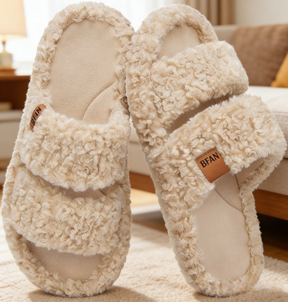 Silent Minimalist Cotton Slippers For Men And WomenWith A Soft