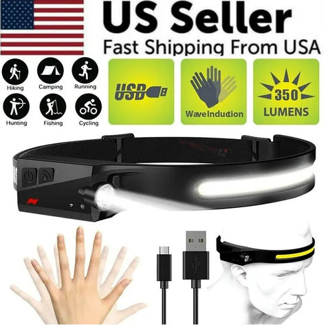 COB LED Headlamp - Best Premium Outdoor Deal | Everyday Home Deal