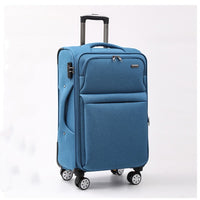 Waterproof Cross-border Black Oxford Cloth Suitcase, Durable 30 Inch Large Capacity, 20 Inch Boarding Case, Luggage Compartment