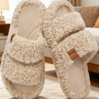 Silent Minimalist Cotton Slippers For Men And WomenWith A Soft