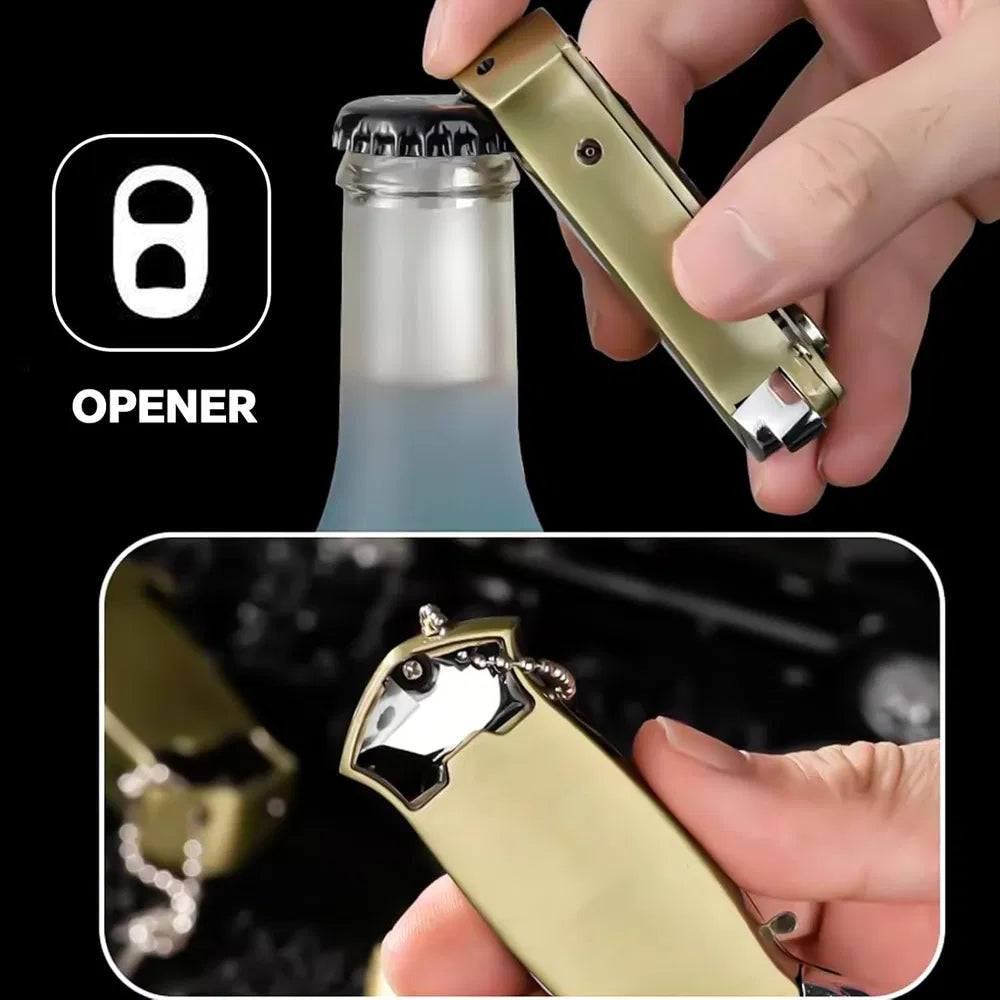 Cool Metal Design Jet Torch Lighter Refillable Butane Novelty Lighter For Gift Fireplace Candle Camping BBQ