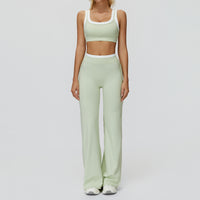 Contrast Nude Yoga Suit Thread