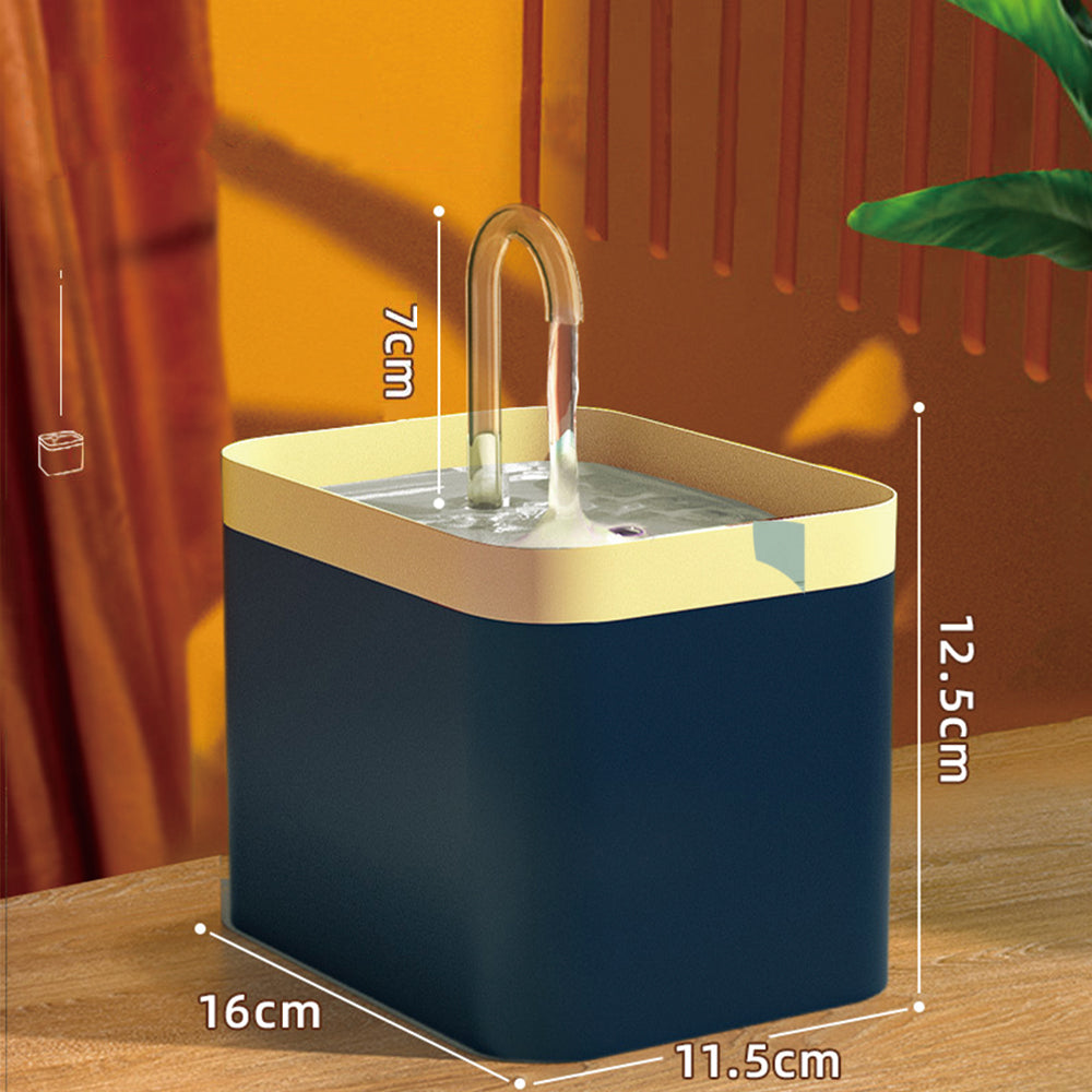 Automatic Cat Water Fountain Auto Filter USB Electric Mute Cat Drinker Bowl 1.5L Recirculate Filtering Drinker For Cats Pet Water Dispenser | Everyday Home Deal