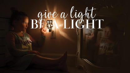 Handmade LED Ceramic Night Light (White Giraffe)