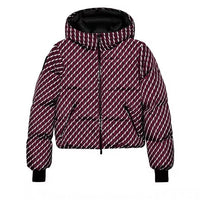 New Multi-color Ski Quilted Hooded Puffer Jacket