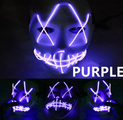 Halloween Led Glowing Full Face Mask | Everyday Home Deal