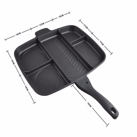 Master Pan 5-in-1 | Multi-Section Breakfast Frying Pan | Everyday Home Deal