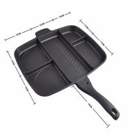 Master Pan 5-in-1 | Multi-Section Breakfast Frying Pan | Everyday Home Deal