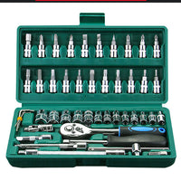 Socket wrench set fast socket wrench set