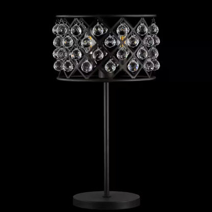 Gabrielle 22.5 In. Oil Rubbed Bronze Metal/Crystal LED Table Lamp