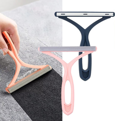 Silicone Double-Sided Pet Hair Remover for Clothes, Furniture & Carpets