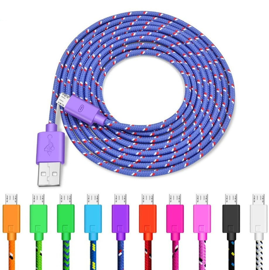 Woven Nylon Cable - Best Premium Tech Deal | Everyday Home Deal